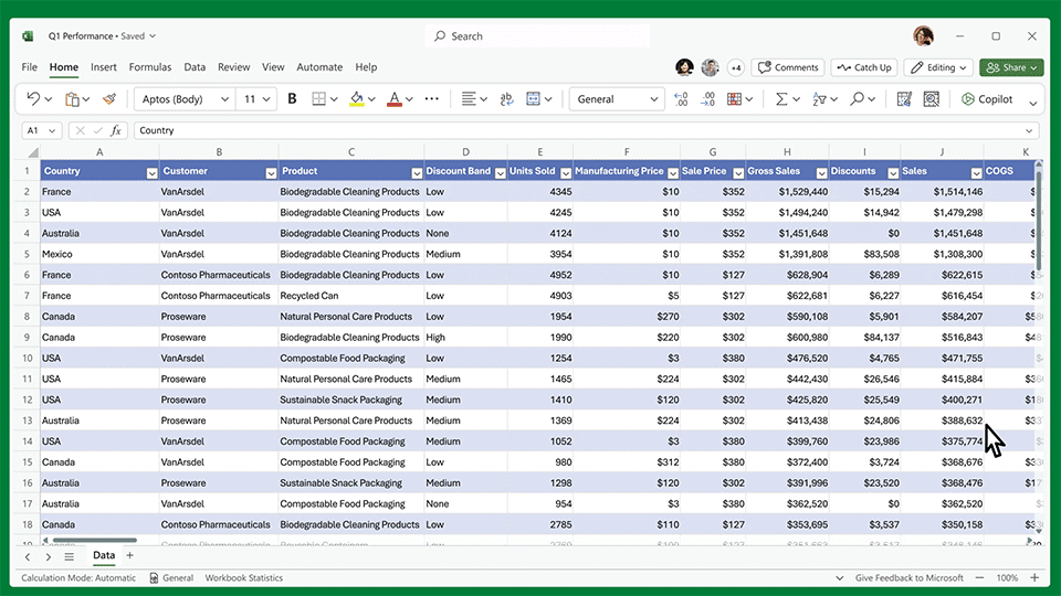 Copilot Microsoft Excel